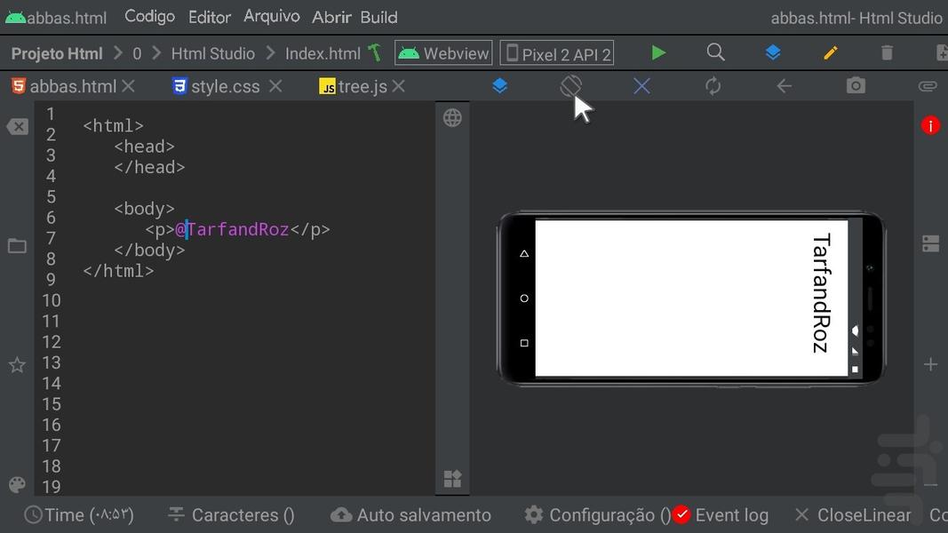 Html Studio - Image screenshot of android app
