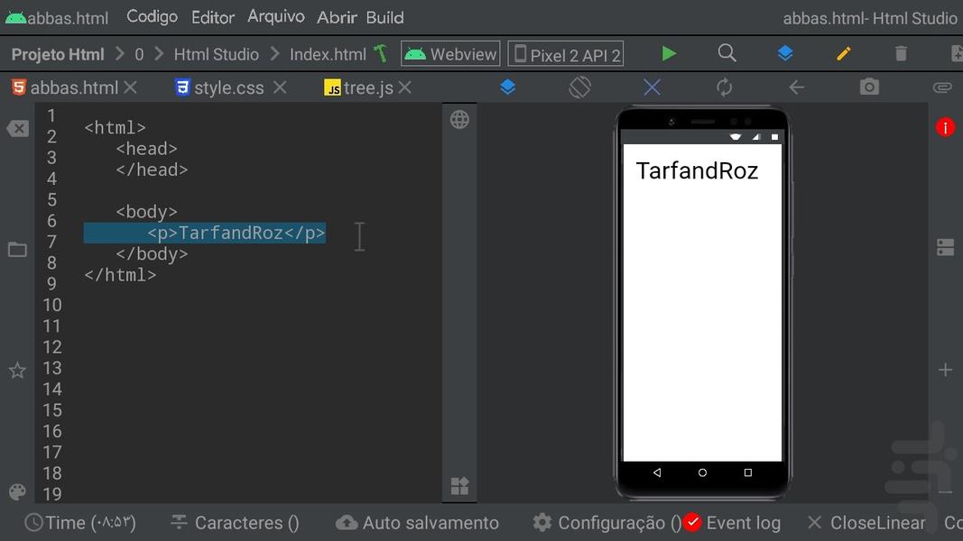 Html Studio - Image screenshot of android app