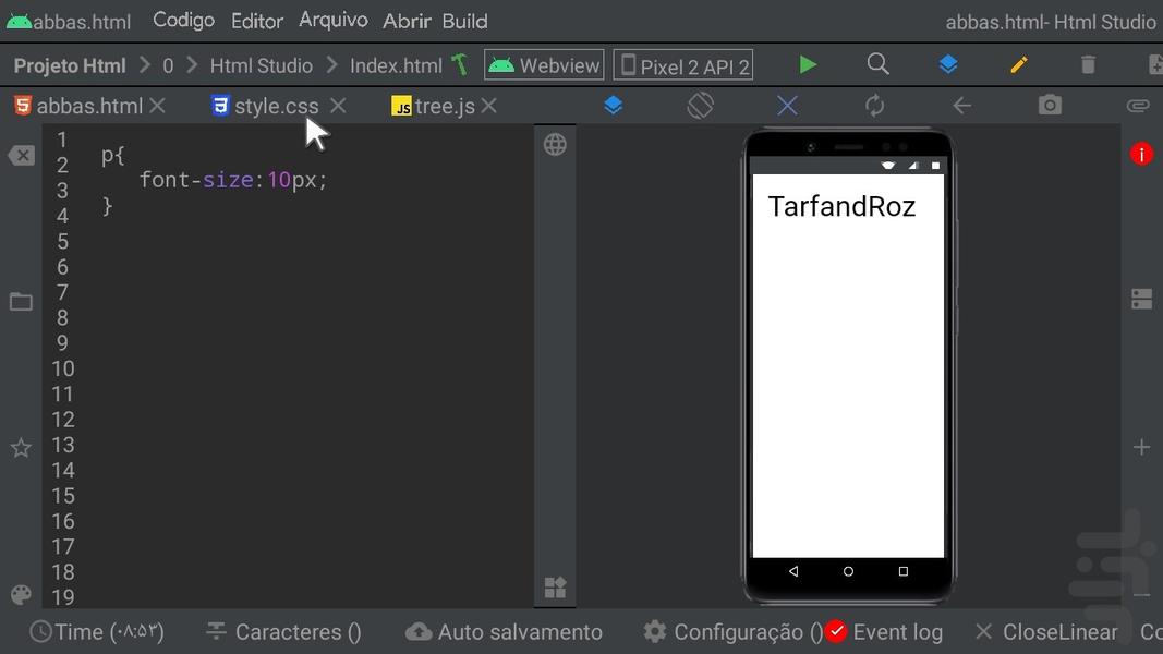 Html Studio - Image screenshot of android app