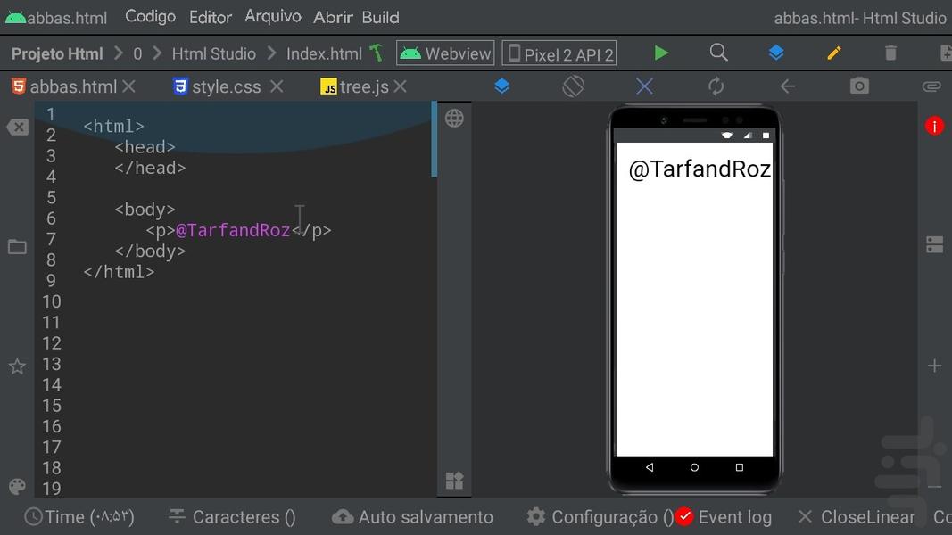 Html Studio - Image screenshot of android app