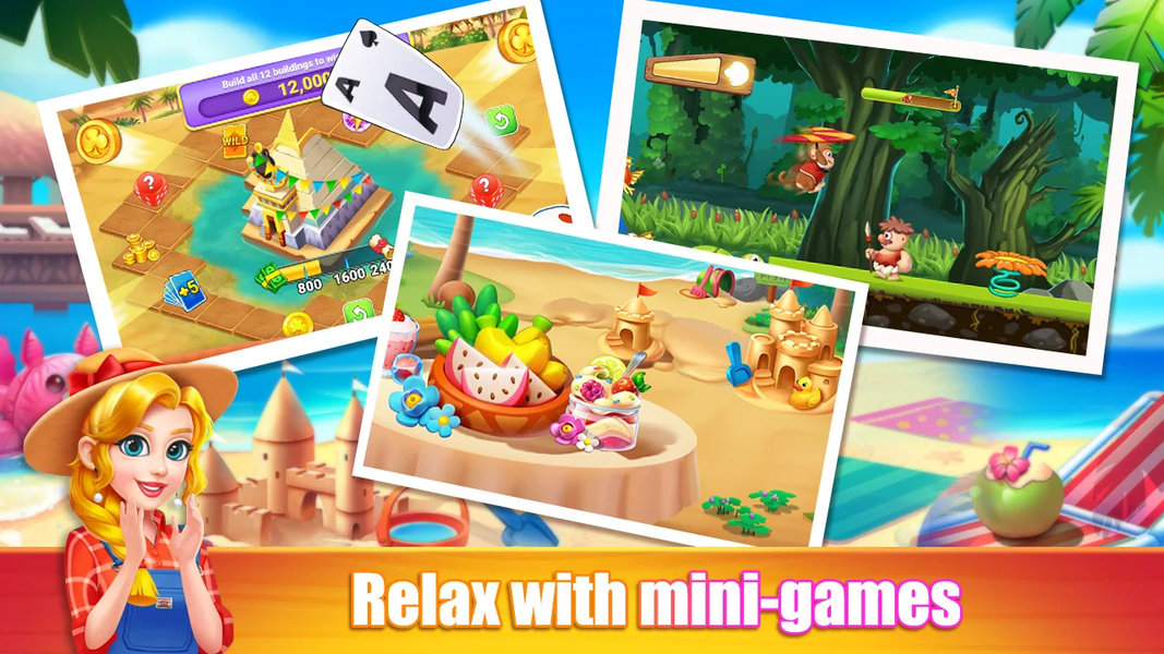 Solitaire Tripeaks Offline - Gameplay image of android game