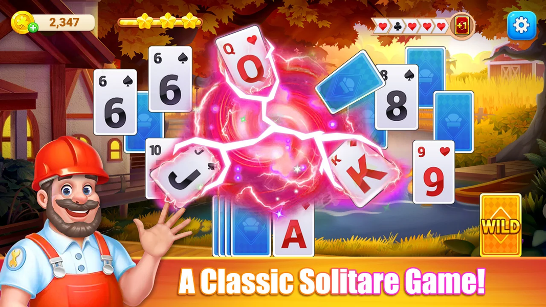 Tripeaks Solitaire Offline - عکس بازی موبایلی اندروید