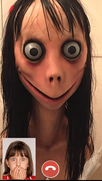 Spooky Momou Call horror Prank - Image screenshot of android app