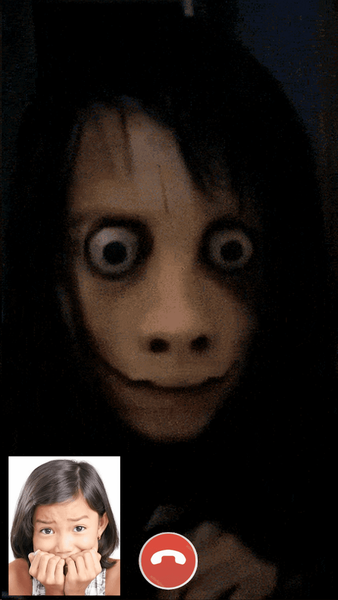 Spooky Momou Call horror Prank - Image screenshot of android app