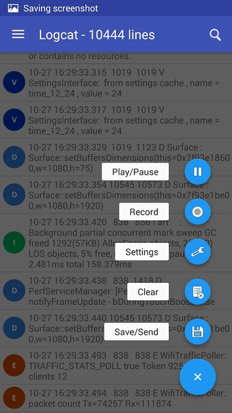 Logcat Extreme - عکس برنامه موبایلی اندروید