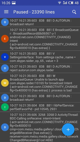 Logcat Extreme - عکس برنامه موبایلی اندروید