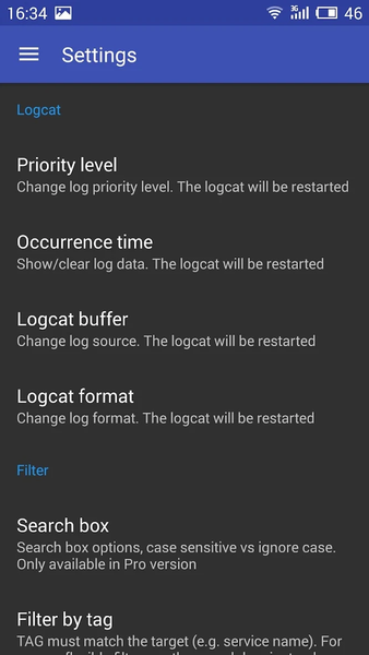 Logcat Extreme - عکس برنامه موبایلی اندروید