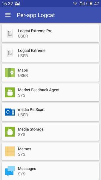 Logcat Extreme - عکس برنامه موبایلی اندروید