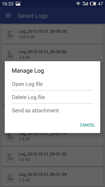 Logcat Extreme - عکس برنامه موبایلی اندروید