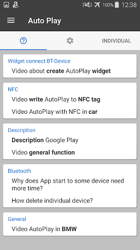 AutoPlay Bluetooth&Headphones - Image screenshot of android app