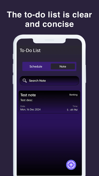 To-Do List - Schedule And Note - Image screenshot of android app