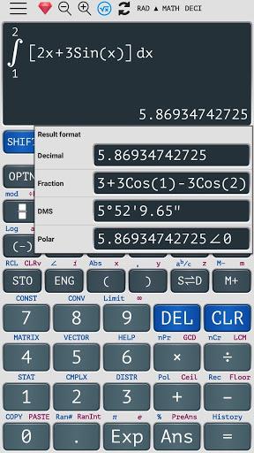 Calc300 Scientific Calculator - Image screenshot of android app