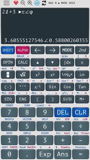 Graphing Scientific Calculator - Image screenshot of android app