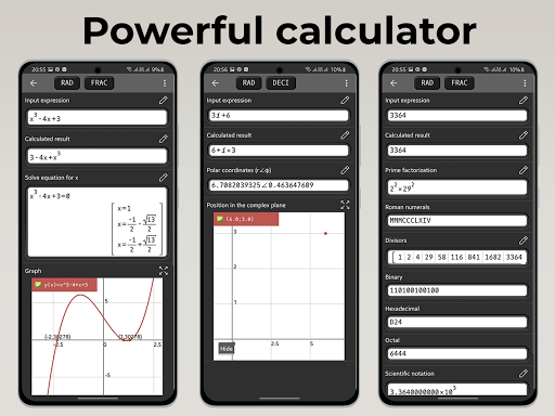 Graphing calculator plus ۸۴ ۸۳ - عکس برنامه موبایلی اندروید