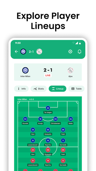 Soccer Live Scores: SnapGoal - عکس برنامه موبایلی اندروید