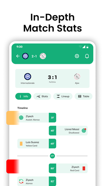 Soccer Live Scores: SnapGoal - عکس برنامه موبایلی اندروید