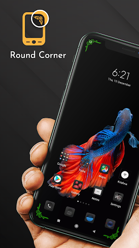 Screen Corner Rounder - Image screenshot of android app