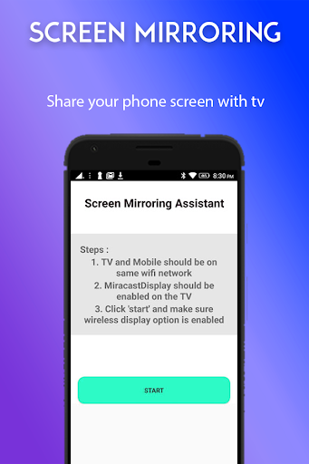 Screen Mirroring For Sony Bravia TV - Image screenshot of android app