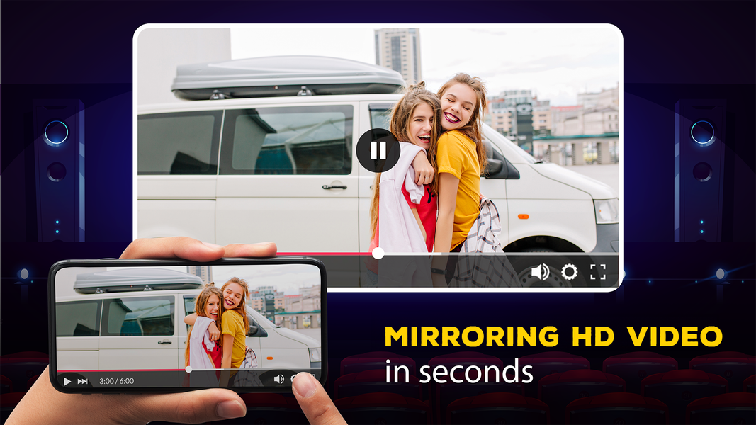 HD Video Screen Mirroring - عکس برنامه موبایلی اندروید