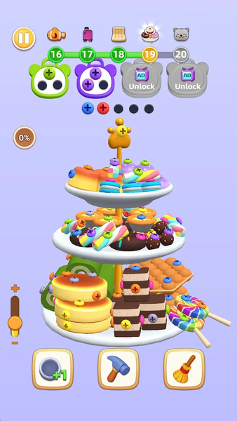 Screw Nuts - 3D Screw Puzzle - Gameplay image of android game
