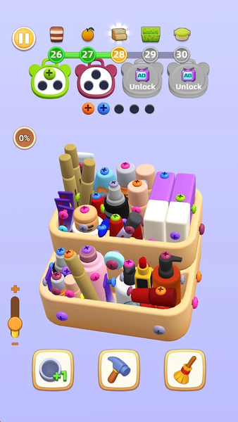 Screw Nuts - 3D Screw Puzzle - Gameplay image of android game