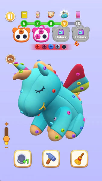 Screw Nuts - 3D Screw Puzzle - Gameplay image of android game
