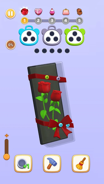 Screw Nuts - 3D Screw Puzzle - Gameplay image of android game
