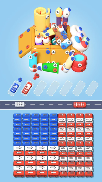 Screw Parking - Gameplay image of android game