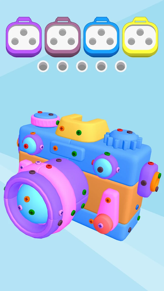 Screw Sort Jam™ - Screw 3d - Gameplay image of android game