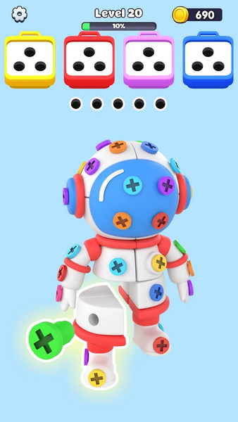 Screw Tap Jam™: Screw Sort 3D - Gameplay image of android game