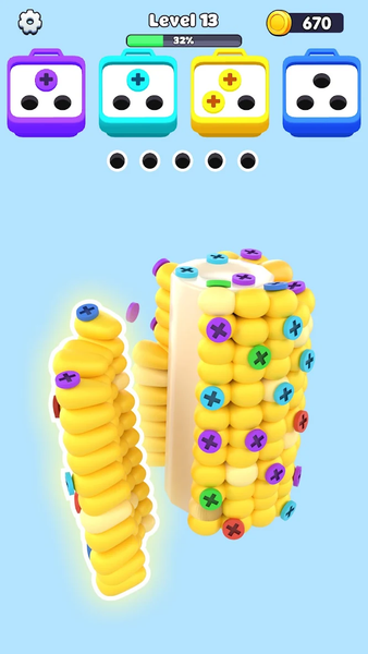 Screw Tap Jam™: Screw Sort 3D - Gameplay image of android game