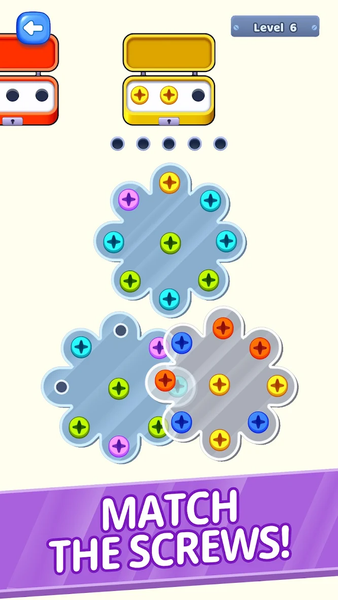 Screw Sort Puzzle: Pin Jam 3D - Gameplay image of android game