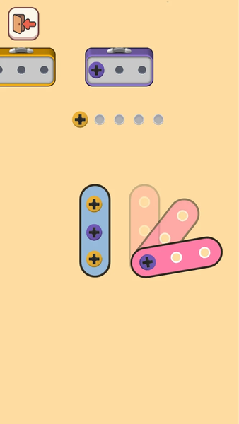 Screw Sort Puzzle: Pin Jam 3D - Gameplay image of android game