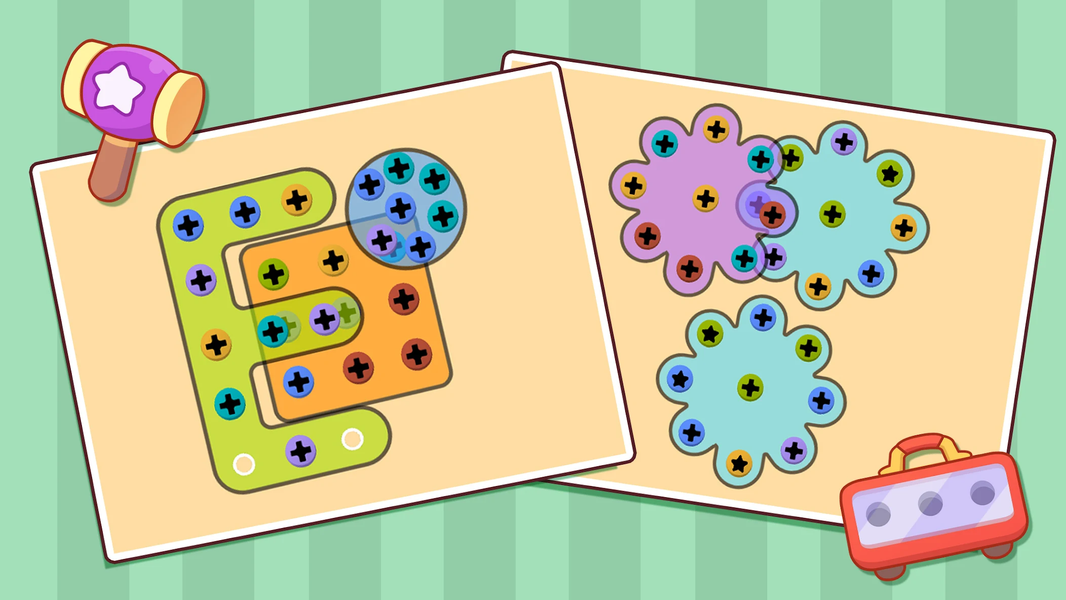 Screw Sort Puzzle: Pin Jam 3D - Gameplay image of android game