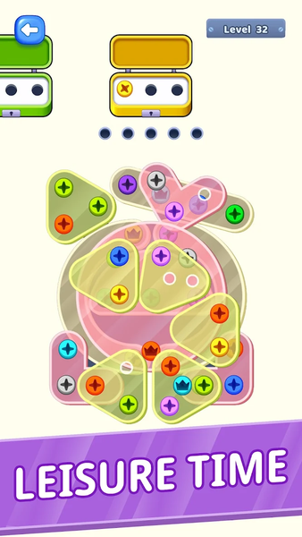 Screw Sort Puzzle: Pin Jam 3D - Gameplay image of android game