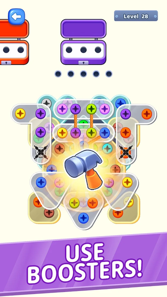 Screw Sort Puzzle: Pin Jam 3D - Gameplay image of android game
