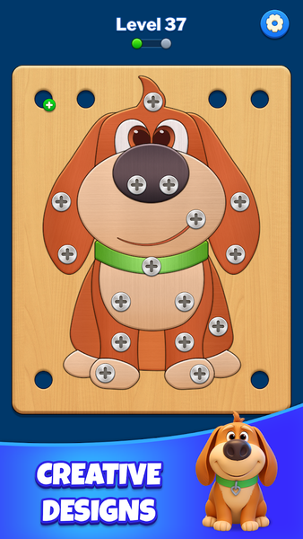 Screw Sort: Nuts Bolts Puzzle - Gameplay image of android game