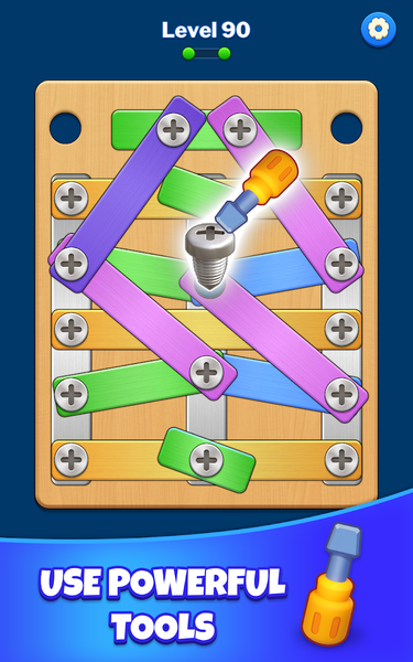 Screw Sort: Nuts Bolts Puzzle - Gameplay image of android game