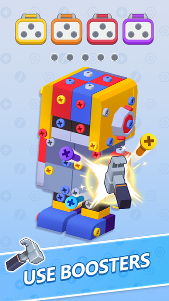 Screw Puzzle 3D - Gameplay image of android game