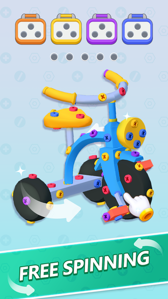 Screw Puzzle 3D - Gameplay image of android game