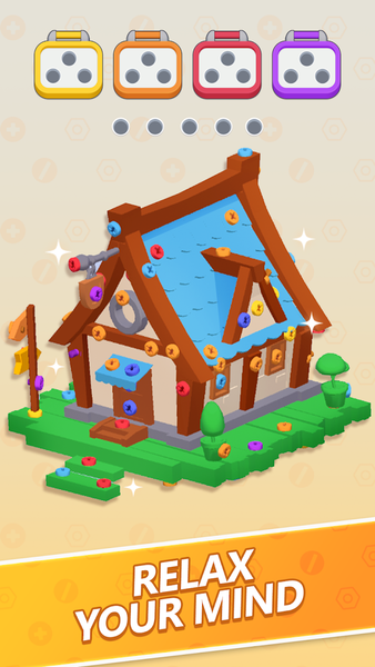 Screw Puzzle 3D - Gameplay image of android game