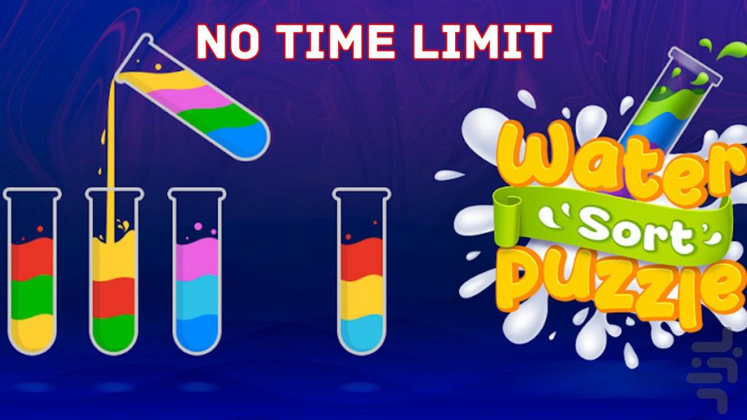 Color Water Sort , Puzzle Games - Gameplay image of android game