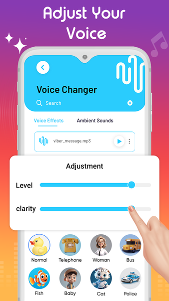 Girl Voice Changer and Effects - عکس برنامه موبایلی اندروید
