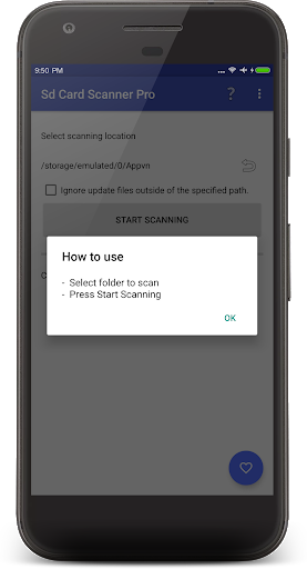 Rescan SD Card - Image screenshot of android app