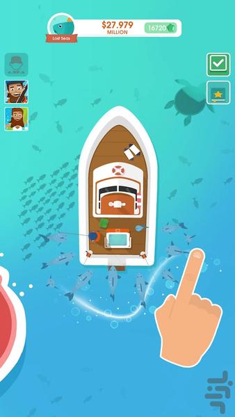 Hooked Inc: Fishing Games - عکس بازی موبایلی اندروید