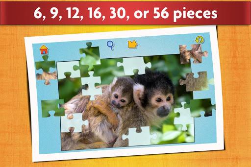 Baby Animal Jigsaw Puzzles - Gameplay image of android game