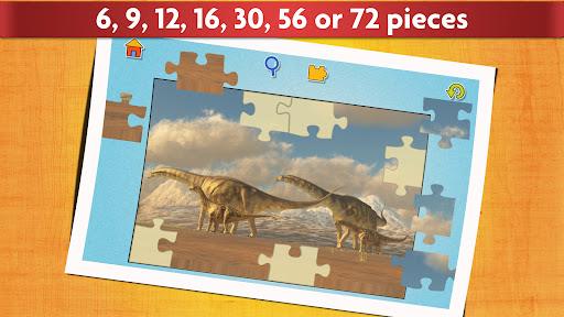 Dinosaurs Jigsaw Puzzles Game - عکس بازی موبایلی اندروید