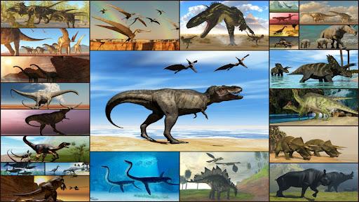 Dinosaurs Jigsaw Puzzles Game - Gameplay image of android game