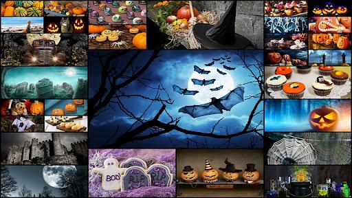 Halloween Jigsaw Puzzles Game - Gameplay image of android game