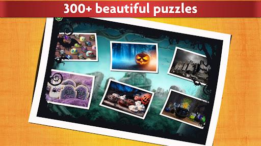 Halloween Jigsaw Puzzles Game - Gameplay image of android game